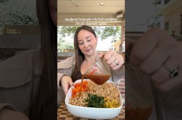 chipotle chicken dense bean salad but make it big back friendly