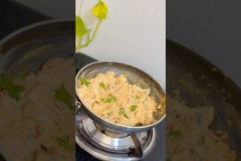 Day 2 of making super-tasty & healthy meal for my weightloss | Creamy Garlic Mushroom #weightloss