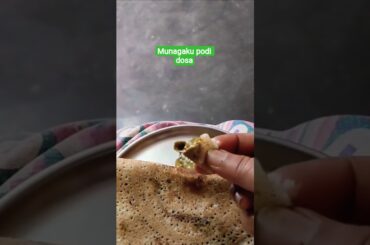 Munagaku Podi Dosa | Healthy and quick recipe | Healthy breakfast I #breakfast #dosa #quickrecipe