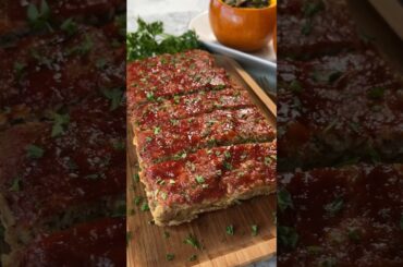 Give this Turkey Meatloaf a try, you'll love it! #dinner #recipes #shorts #meatloaf
