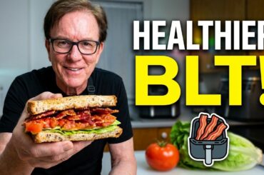 BLT Reimagined | 22-Grain Bread, Air Fryer Bacon, 555 Calories