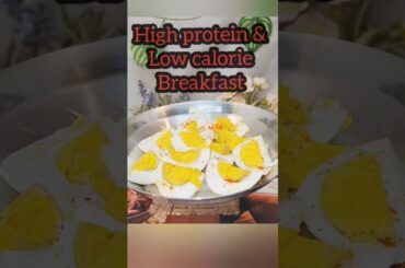 High protein & Low calorie breakfast recipe # healthy recipes... #youtube