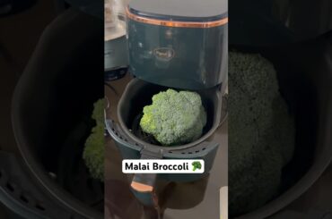 Malai Broccoli Air fryer recipe #shorts #airfryer #airfryerrecipes #healthy #broccoli #healthyfood