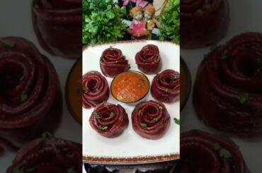 Healthy  Beetroot momos Recipe #shorts Healthy Pink Momos at Home #recipe #food #momos