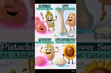 Olive Oil, Eggs, Pistachios, Sunflower Seeds - SHOCKING Health Benefits #shorts