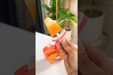 healthy ice cream for kids|Orange popsicle recipe|Orange icecream without color