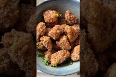 Air fried Chicken Bites #chicken #airfryerrecipes #healthyrecipes #chickenpopcorn #healthysnacks