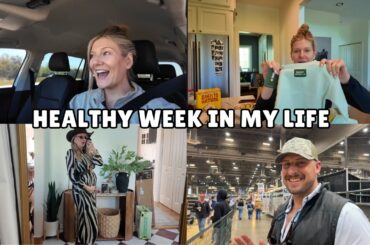 What I eat in a Day, updated workout split, healthy recipes, unboxings & come with us to the rodeo!