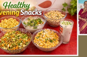 Healthy Evening Snacks I 6 Simple Indian Snack Ideas for Light eating