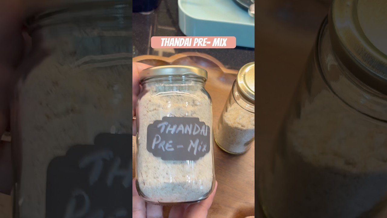 Instant Thandai Premix Recipe | Homemade Summer Coolant Drink | No Preservatives Thandai #healthy Instant Thandai Premix Recipe | Homemade Summer Coolant Drink | No Preservatives Thandai #healthy