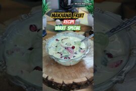Navratri Special Makhana Fruit Milk | Healthy Vrat food Recipe  Fast special Navratri ke liye recipe