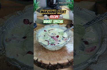 Navratri Special Makhana Fruit Milk | Healthy Vrat food Recipe  Fast special Navratri ke liye recipe