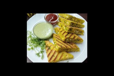 No Bread Healthy Sandwich Recipe | Easy Breakfast Recipes| Sandwich Recipe