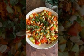 Raw Mango Tadka Salad | Quick Refreshing Salad Recipe #shorts