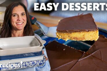 5 Easy Desserts Anyone Can Make (Peach Cobbler Dump Cake, Ice Cream Sandwich Cake & More!)
