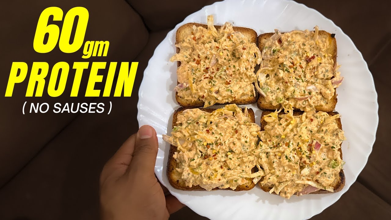 TASTIEST HIGH PROTEIN RECIPE | High Protein Chicken Sandwich ( No Sause ) | fit Bite TASTIEST HIGH PROTEIN RECIPE | High Protein Chicken Sandwich ( No Sause ) | fit Bite