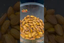 Masala badam#spicy#masalabadam#roastedbadam#roastednuts#badam#nuts#badammilk#spicynuts#healthysnacks