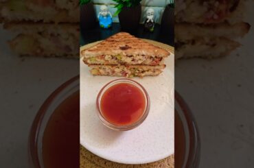Healthy Paneer Sandwich Protein Rich Breakfast #youtubeshorts #homemade #sandwichrecipe #viralshorts