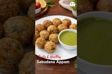 Navratri Special Snacks | Sabudana Appam | Healthy breakfast