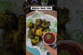 Airfry series 1/6 - Malai Tikka | High Protein Broccoli Tikka #airfryerrecipes #healthysnacks