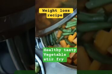 Weight Loss Recipe | Protein Rich Healthy Meal Veg Stir Fry | Quick Diet Meal#healthyrecipes#shorts