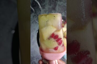 Viral Fruit Popsicles|Fruit Ice Candy |#recipe #vairal #youtubeshort