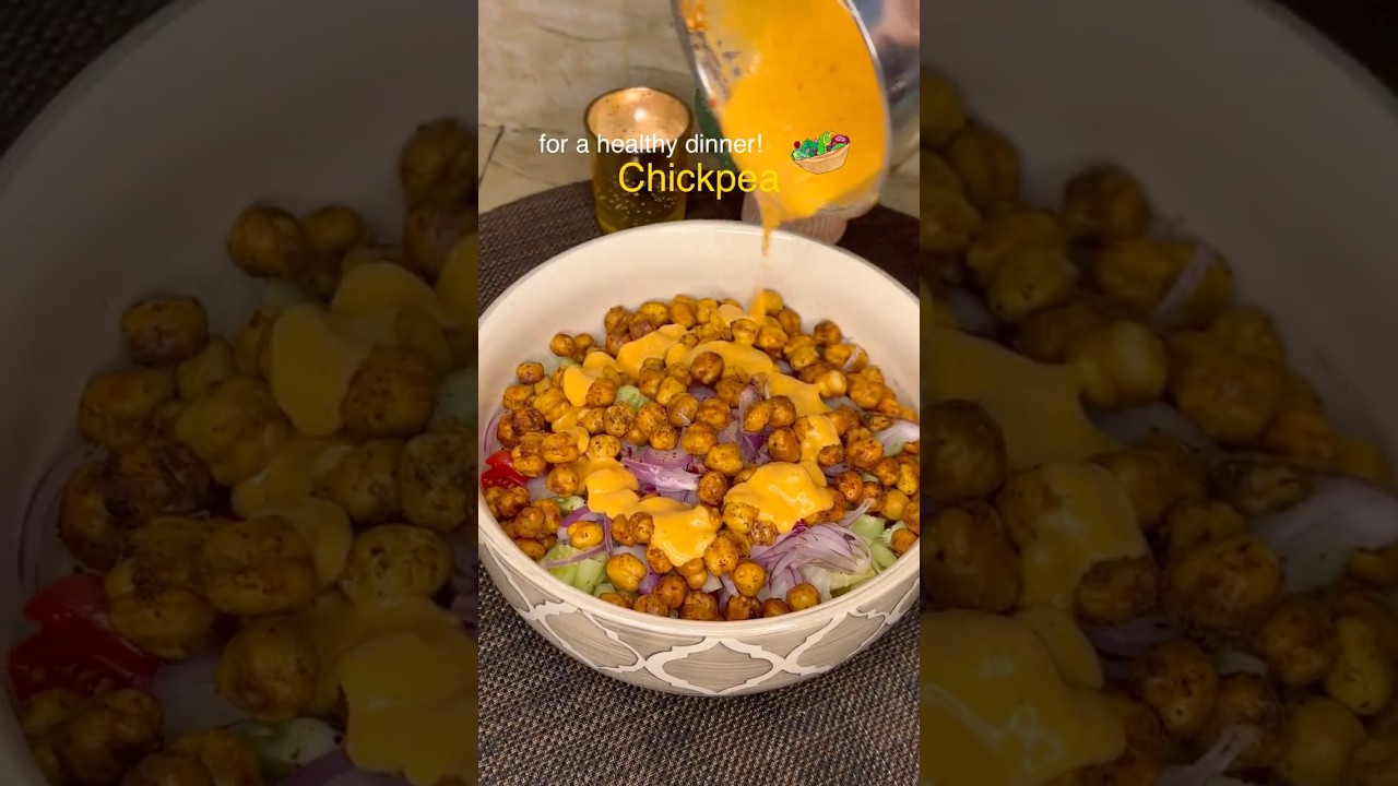 Chickpea Salad for a healthy Dinner! #youtubeshorts #recipe #cooking #salad #food #youtube #healthy Chickpea Salad for a healthy Dinner! #youtubeshorts #recipe #cooking #salad #food #youtube #healthy