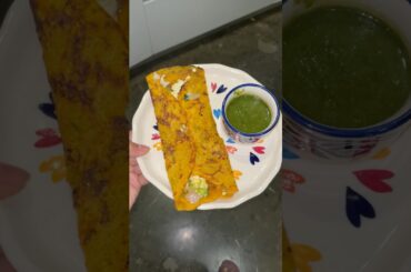 Healthy Dinner Recipe #BesanChila #Dinner #Yt #Shorts #Youtube #Creator #Trending #weightloss