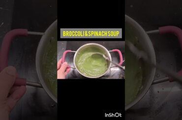 Healthy Broccoli Spinach Soup | Weight Loss Green Soup | Easy Immunity Booster Recipe#shortsviral
