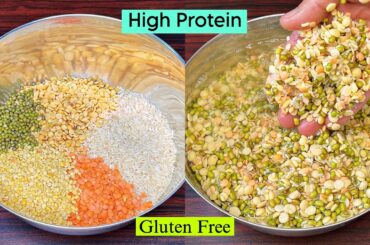 Protein Rich, Gluten Free Healthy Weight Loss Breakfast  Recipe | No Oil, Simple Healthy Breakfast