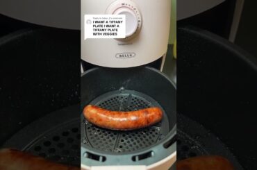 SHE’S BACK - BRING YOUR AIR FRYER TO WORK DAY #chickenapplesausagewithmustard #healthylunch