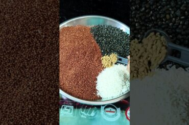 healthy to breakfast#food #recipe #ragi idli#ragi dosa#pottu minapappu breakfast#afkitchentelugu