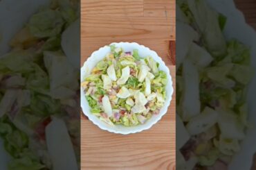 Boiled egg salad.tasy and healthy Salad.#food #recipe #cooking