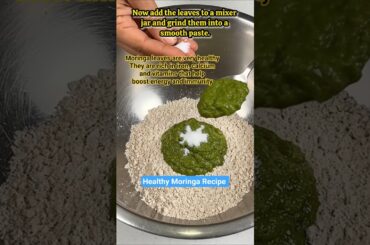 Healthy Moringa Puri Recipe #shorts #food