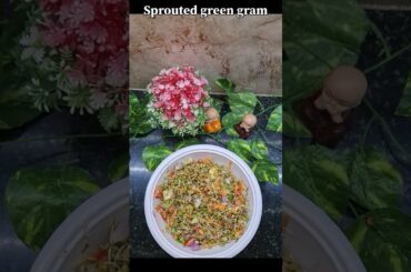 Sprouted Green Gram| Healthy Sprouts Salad | protein rich salad