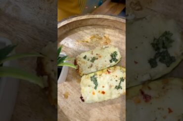 Zucchini Boat Recipe #fitness #food #health #recipe #ytshorts #youtubeshorts #shorts #cooking