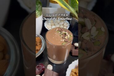 Chocolate Smoothie #shorts #chocolate #smoothie #healthy #quickrecipe #homemade #summerdrink #recipe