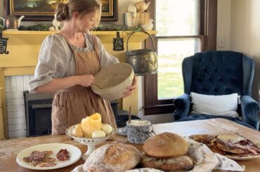 I Made Sourdough Bread like they did 200 years ago - No measuring, and no scale