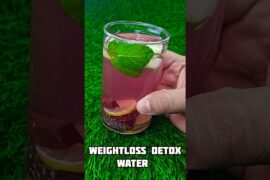 Detox Water for Weightloss | Refreshing Drinks | #ytshorts #recipe #summerdrink #drink #weightloss