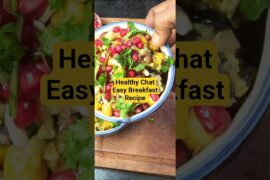 Healthy chat Breakfast recipe |Healthy salad | #salad #healthychat #breakfast #shortsvideo #shorts