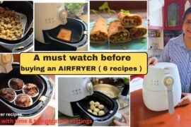 6 Amazing airfryer recipes | use airfryer like a pro #pakodi #cupcakes #leftoverriceballs #airfryer