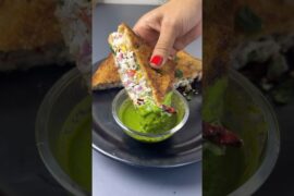 Day 10/21 Healthy Recipes(Dahi tadka Sandwich) #shortsfeed #viral #shortsfeed #sandwich #healthy