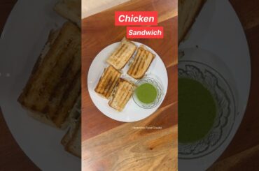Chicken Sandwich at Home | 5 Minute Healthy Chicken Sandwich #food #trending #shorts #explore