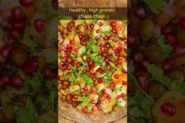 Healthy Kala Chana Chaat | High Protein Street Style Snack #youtubeshorts #shorts #viral #chanachaat
