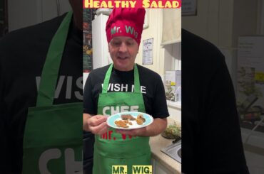 Healthy Salad + Almonds, Figs & Chocolate | Easy Delicious Food Idea!