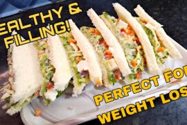 Vegetable Weight Loss Sandwich | Healthy Veg Sandwich Recipe | Easy Breakfast | Foodie Alka |