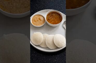 Idli sambhar #food #cookingshorts #indianhealthyfood