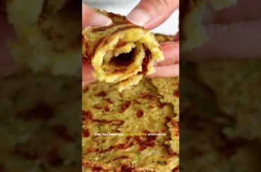 No Flour Flatbread | Potato Chickpea Healthy Bread | Gluten-Free Veggie Pancake