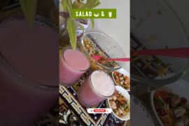 BF series E-12|Healthy diet salad &pomegranate juice#salad #ytshorts#recipe#healthybreakfast#diet#yt