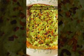 High-Protein Mint Spread | Mint Paneer spread#youtubeshorts #shortsfeed #shorts #viral